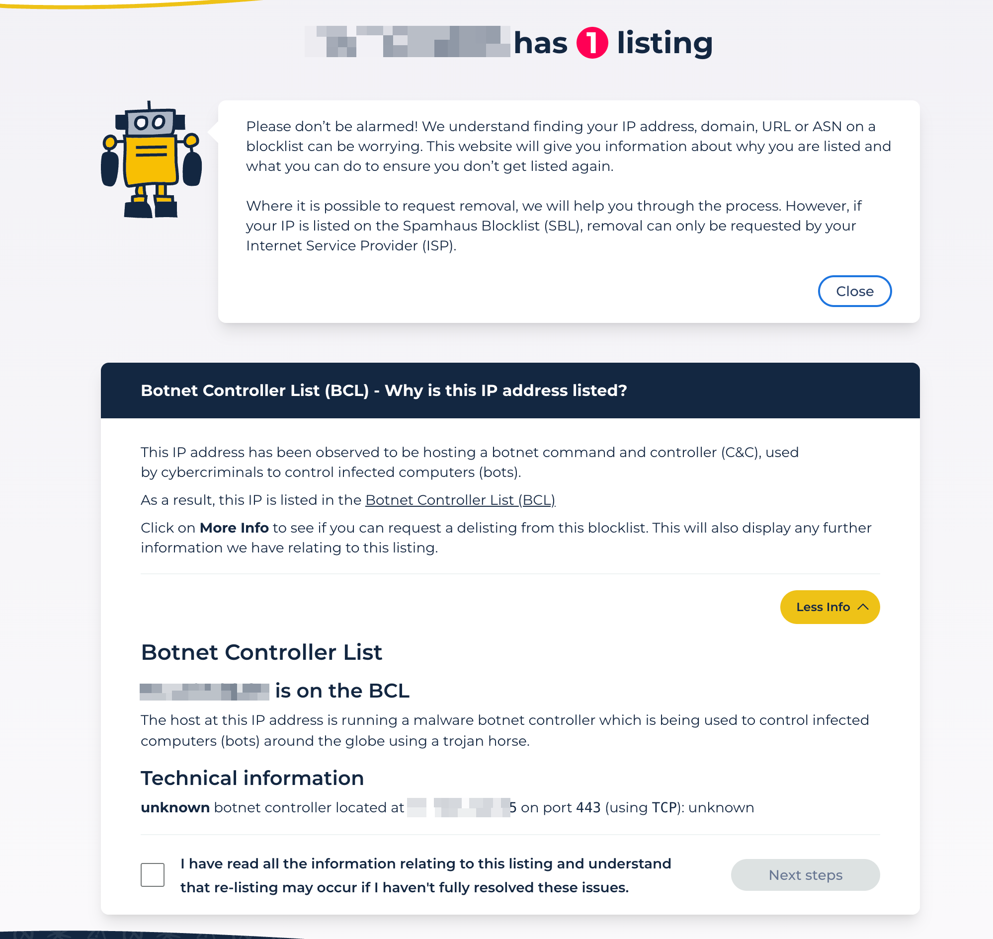BCL report