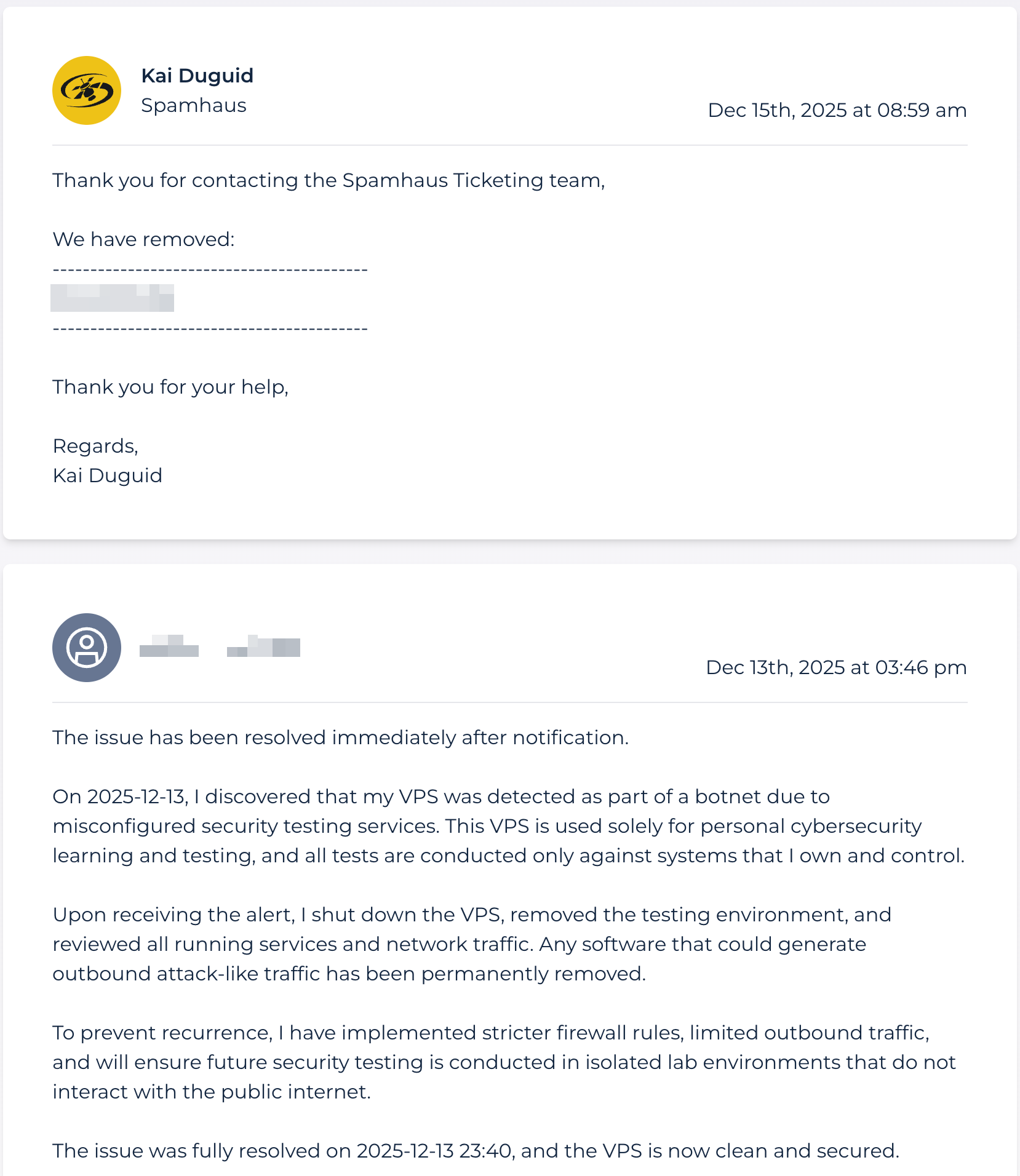 Spamhaus-removed