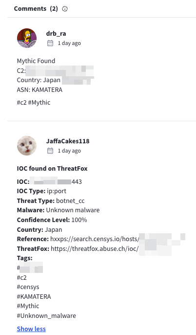Virustotal-comments